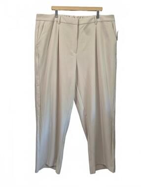 Old Navy Women’s Extra High-Rise Taylor Wide-Leg Trouser Pants Xxl Beige